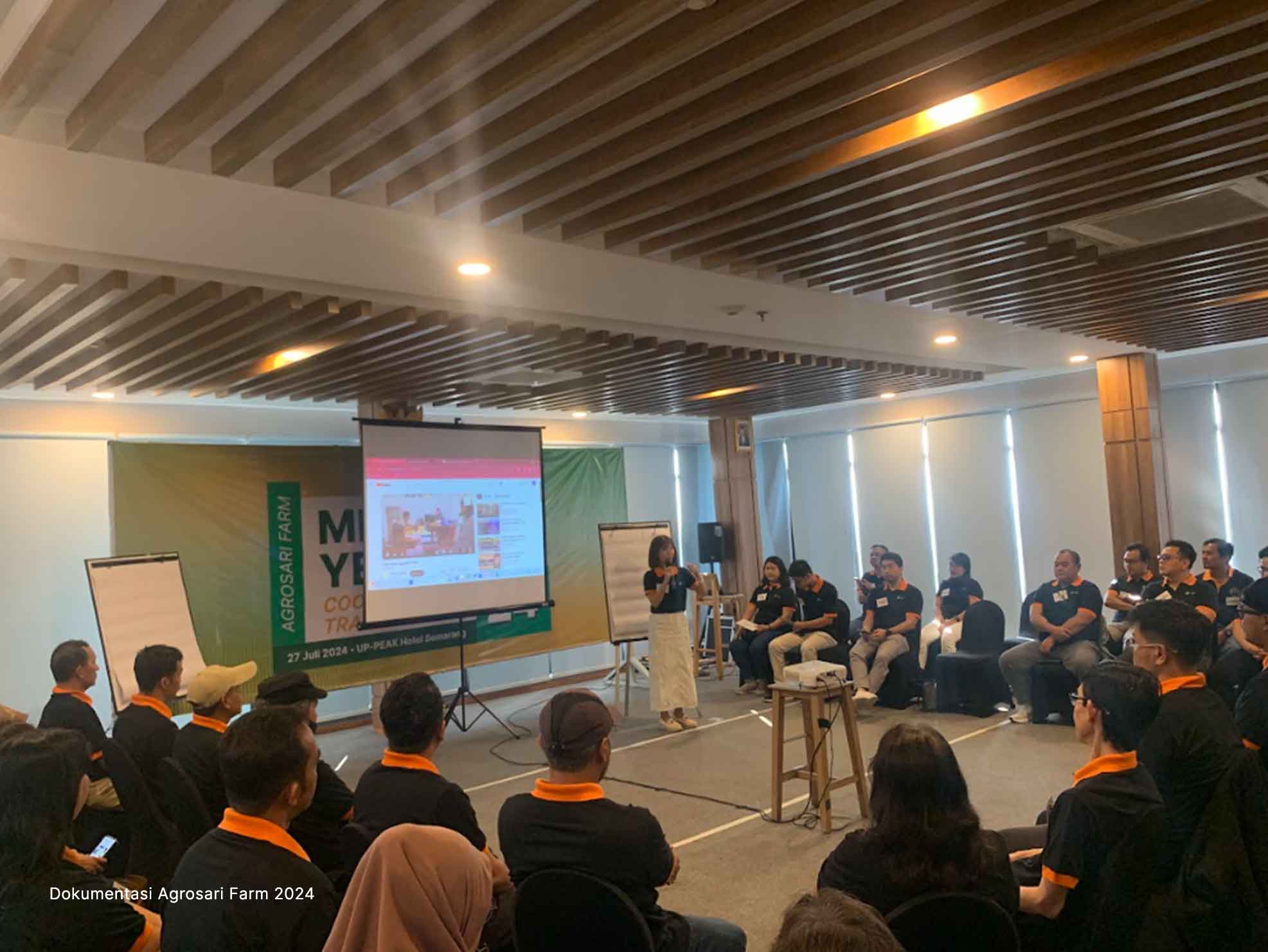 Produsen telur ayam agrosari farm melakukan learning journey