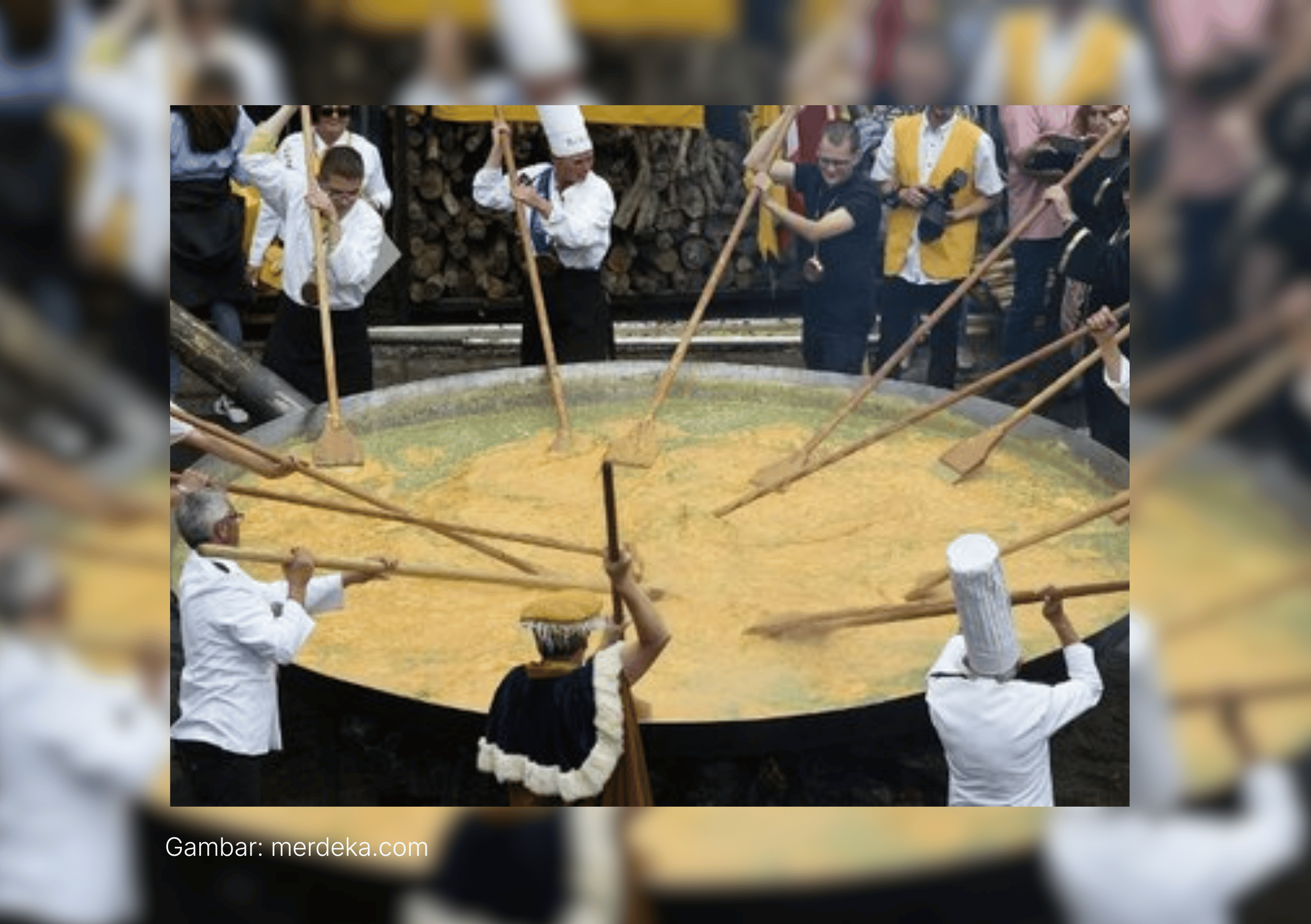 festival telur dadar raksasa belgia